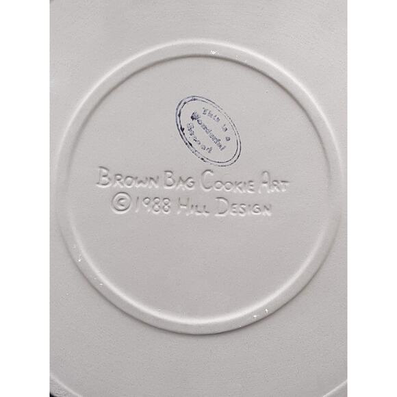 Vintage Brown Bag Cookie Art 1988 Hill Design - Picture 3 of 6